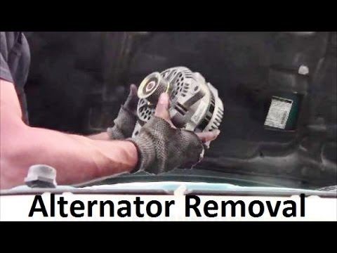 how to remove alternator