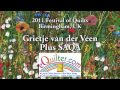 Birmingham Festival of Quilts, Grietje van der Veen Plus SAQA Europe