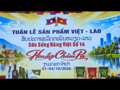 Tuần lễ sản phẩm Việt – Lào tại Hà Nội