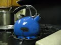 Boiling water to snow in hurricane force winds.
