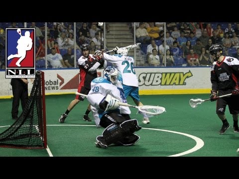 Matt Vinc saves goal to become a 2013 champion_Lacrosse, NLL National Lacrosse League. NLL's best of the week