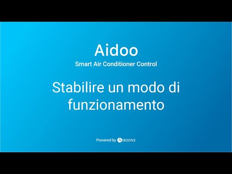 Aidoo app - Stabilire modo