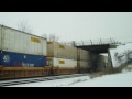 BNSF 7529 Z-Train And Amtrak Illinois Zephyr