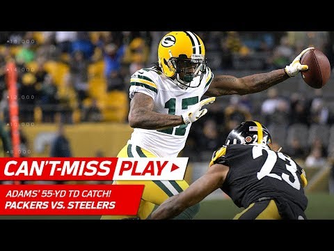 Video: Davante Adams Burns Steelers Defense on 55-Yd TD Catch! | Can't-Miss Play | NFL Wk 12 Highlights