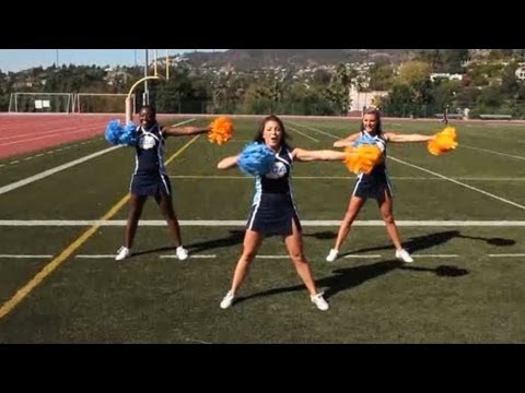 sideline cheers - Watch more How to Be a Cheerleader videos: http://www.howcast.com/guides/792-How-to-Be-a-Cheerleader Subscribe to Howcast's YouTube Channel - http://howc.st/...