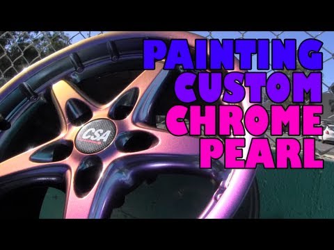 Painting Custom Chrome Pearl