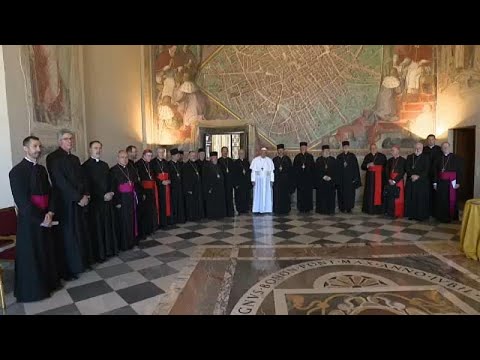 Vatikan: Papst Franziskus empfngt ukrainische Kirchenv ...