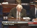 Senator Robert Byrd (sobbing) *Thank God for Ted Kennedy!