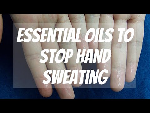 how to control sweaty hands