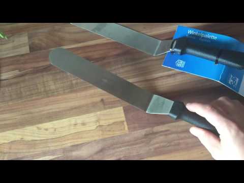 Tipp: Edelstahl Winkelpalette für Flammkuchen, Pizza & Torten