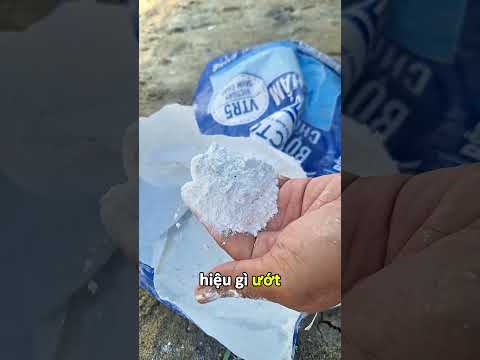 Chủ đầu tư lần đầu thấy bột bả ngâm nước ko thấm, tường ẩm ướt vẫn bả được