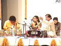 NAVIIN GANDHRVA ACCOMPANYING ANUPJI ON THE TABLA.NALIN SHAH,AMIT SINHA WERE PRESENT AT THE CONCERT