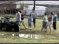 Tena and shawn flip four wheeler