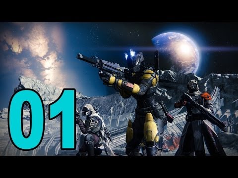 Destiny - Part 1 - Welcome! (Let's Play / Walkthrough / Playstation 4 Alpha Gameplay)