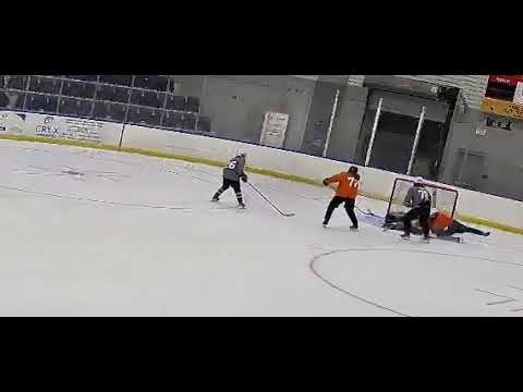 #54 - Ty Denninger goal 3 of 3 in first game of inaugural U18 Rec game AHCI