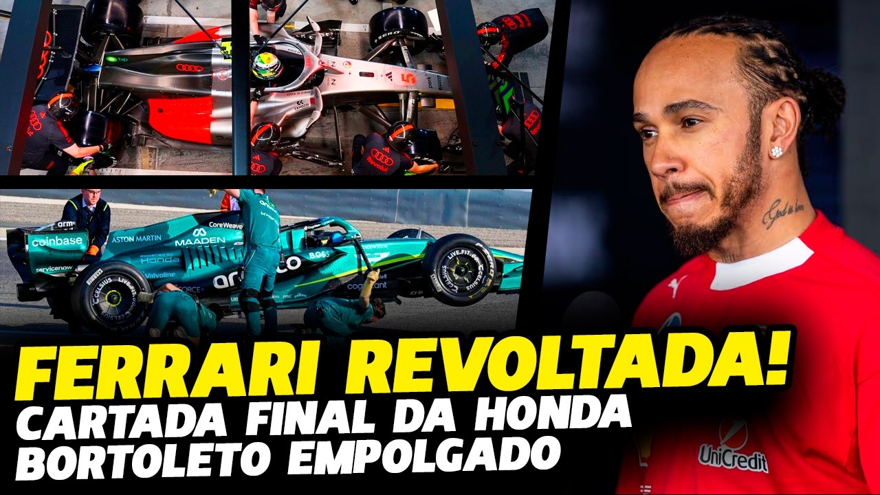 🚨FERRARI REVOLTADA COM TAPETÃO NA F1, HONDA TENTA CARTADA FINAL E BORTOLETO | FÓRMULA 1 | GPEMCASA