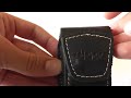 Leather Belt Holder for Lighters (Black)