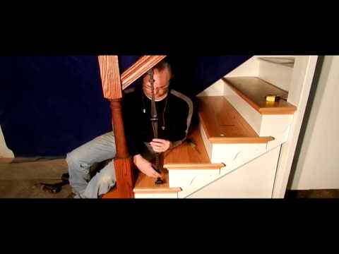 how to fasten iron balusters