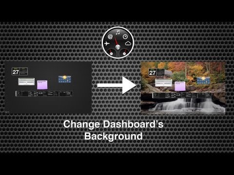how to change background on mac