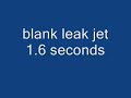 70 vs 35 vs blank leak jets