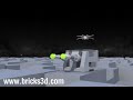 some tests with a new x-wing model, lego explosions and lasers