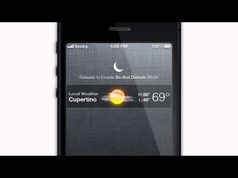 iOS Do Not Disturb Concept
