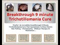 Breakthrough 9 Minute Trichotillomania Cure