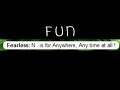 (VFK) The FUN Song - Spongebob
