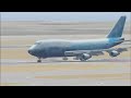 FSX 747 DECENT MANUAL LANDING IN FOG (DIFERENT ANGLES)