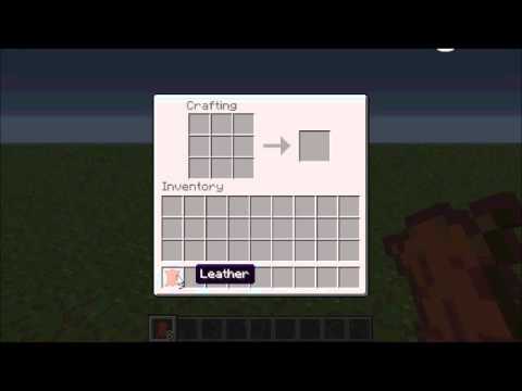 how to make a leather t shirt in minecraft