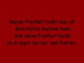 Kassierer- Meine Freiheit, deine Freiheit (lyrik)