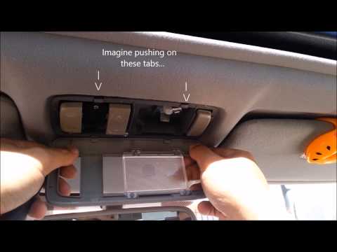 DIY How to Replace / Change Map Light – Lexus IS300