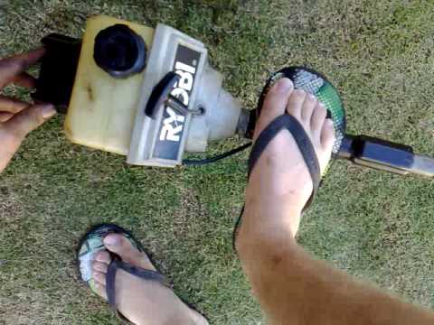 how to repair ryobi whipper snipper