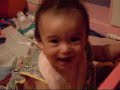 fabianna bailando en su cuna parte 1