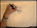 How to Draw Cartoon Characters : How to Draw a Cartoon Character Free-hand