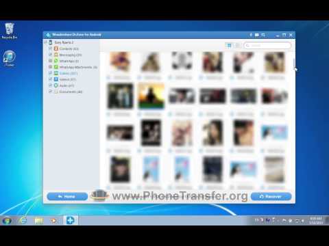 how to recover deleted photos from xperia j