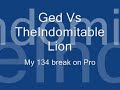 My 134 (Pro) break on isnooker (ged vs TheIndomitableLion)