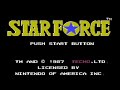 just listen to the little tune that plays when you begin a new life. best stage opening ever. star force is quite similar to the game star soldier, yes? similar design and layout, except without the ability to go underneath structures (among other differences). star force is a fun and addicting experience, however. especially when you get the rapid fire you can eat right through the enemies. though the designs of some enemies (split into shots when killed for instance) makes even an upgraded ship vulnerable. area alpha is demo'd in this vid.