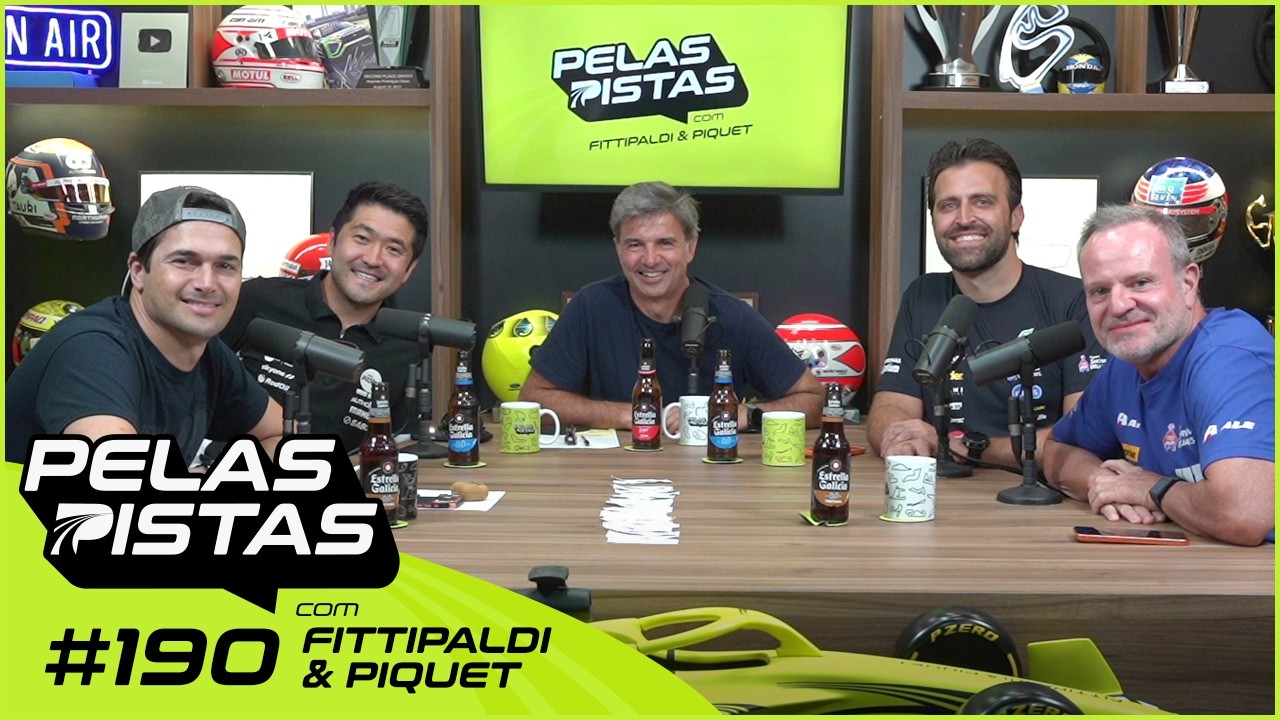 Fittipaldi, Piquet, Barrichello, Átila Abreu e Rafa Suzuki #PelasPistasPodcast 190