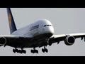 【1080P動画3D】 Lufthansa Airbus A380-800(D-AIME) CrossWind Landing @NARITA