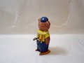 Vintage J. Chein Wind-Up Tin Walking Bear Toy