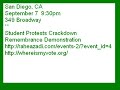 U.S. protest-rally sites for support for Iran September 7th 2009