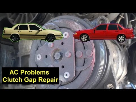AC Problems, Compressor Clutch Repair, Volvo 850, V70, S70, etc – Auto Repair Series