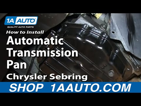 How To Install Replace Automatic Transmission Pan 2001-06 Chrysler Sebring