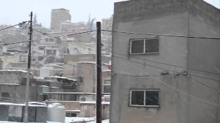 عاصفة جنى في مخيم المحطة