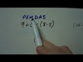 PEMDAS, Order of Operations