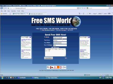 Send Free SMS / Text Send free on the Internet - YouTube