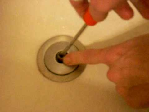how to remove moen lift 'n' drain