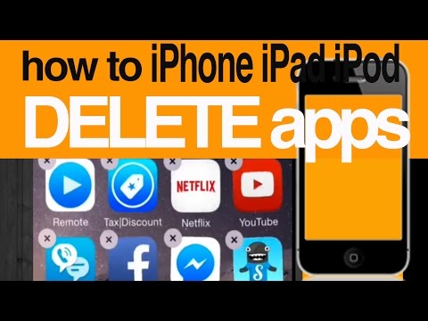 how to remove iphone apps without x