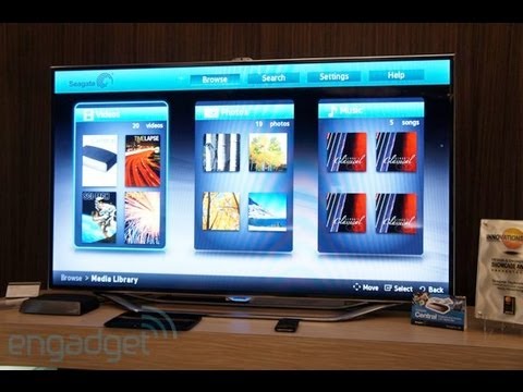 Seagate Central Streaming Hard Drive: Hands On | Engadget At CES 2013